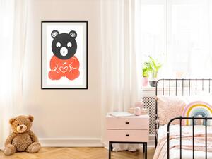 Plakát Přemýšlivý medvídek