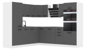 Kuchyňská linka Belini Premium Full Version 480 cm šedý mat s pracovní deskou STACY Výrobce