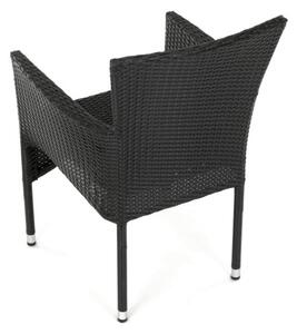 Zahradní židle černá AZC-S2117 BK