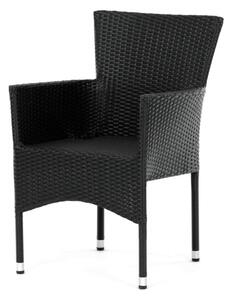 Zahradní židle černá AZC-S2117 BK