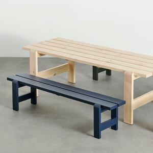 HAY Lavice Weekday Bench M, Steel Blue
