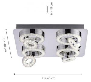 JUST LIGHT. 14662-17 - LED RGBW Stm. bodové svítidlo TIM 4xLED/5,9/230V + DO