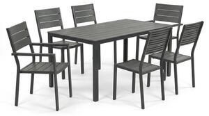 Set zahradního nábytku šedý AZS-B1656 GREY