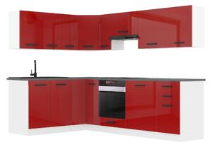Kuchyňská linka Belini Premium Full Version 420 cm červený lesk s pracovní deskou JANET Výrobce