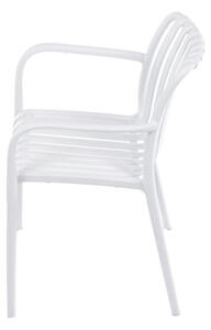 Zahradní židle bílá CT-X7029 WT