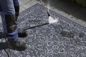 Hanse Home Collection koberce Kusový orientální koberec Flatweave 104809 Grey/Cream – na ven i na doma - 160x230 cm