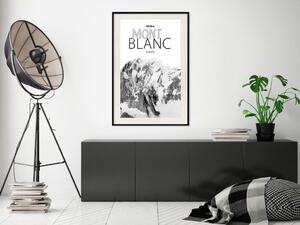 Plakát Mont Blanc