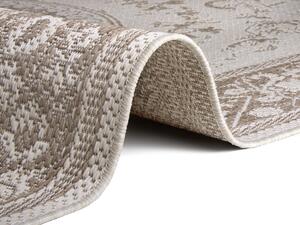 Kusový orientální koberec Flatweave 104811 Cream/Light-brown-80x150