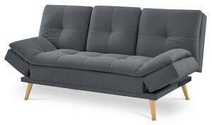 Třímístná rozkládací sedačka, šedá ASB-4720 GREY2