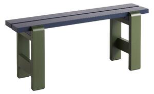 HAY Lavice Weekday Bench Duo, Steel Blue/Olive