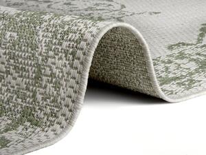 Hanse Home Collection koberce Kusový orientální koberec Flatweave 104819 Cream/Green – na ven i na doma - 80x150 cm
