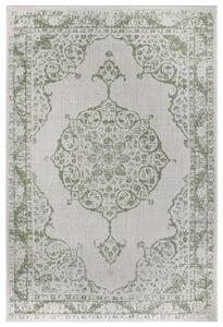 Mujkoberec Original Kusový orientální koberec Mujkoberec Original Flatweave 104819 Cream/Green – na ven i na doma - 80x150 cm