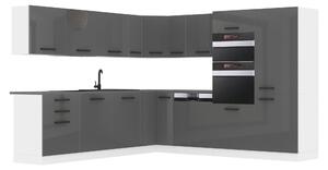 Kuchyňská linka Belini Premium Full Version 480 cm šedý lesk s pracovní deskou JANE Výrobce
