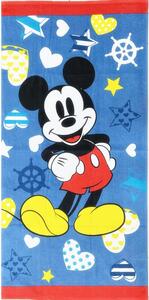 Setino Plážová osuška Minnie a Mickey 70 x 140 cm světle barva a vzor: Červená