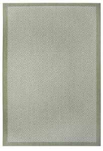 Mujkoberec Original Kusový koberec Mujkoberec Original Flatweave 104824 Green/Cream – na ven i na doma - 80x150 cm