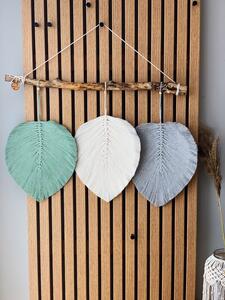 BRIMOON Macramé tři listy 80 x 46 cm