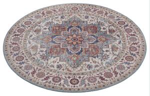 Nouristan - Hanse Home koberce Kusový koberec Asmar 104002 Cyan/Blue kruh - 160x160 (průměr) kruh cm