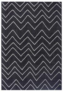 Hanse Home Collection koberce Kusový koberec Flatweave 104840 Black/Cream - 120x170 cm