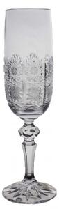 Broušené sklenice na šampaňské, Royal Crystal, 180 ml