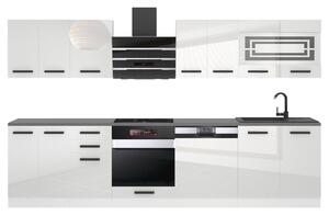 Kuchyňská linka Belini Premium Full Version 300 cm bílý lesk s pracovní deskou LUCY Výrobce
