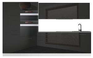 Kuchyňská linka Belini Premium Full Version 300 cm černý lesk s pracovní deskou GRACE Výrobce