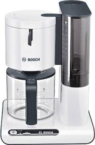 Bosch Haushalt TKA8011 kávovar bílá, antracitová připraví šálků najednou=10 skleněná konvice, funkce uchování teploty