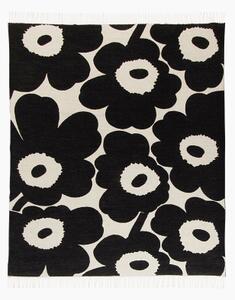 Vlněná deka Unikko černobílá 130x180 cm Marimekko
