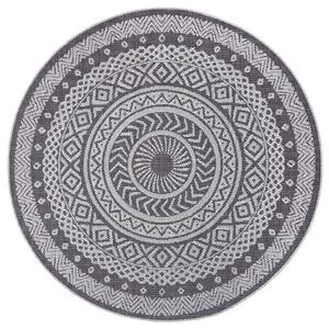 Hanse Home Collection koberce Kusový koberec Flatweave 104857 Grei/SIlver - 160x160 (průměr) kruh cm