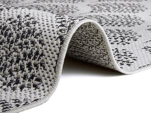 Hanse Home Collection koberce Kusový koberec Flatweave 104864 Cream/Black – na ven i na doma - 80x150 cm