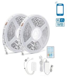 Aigostar - LED RGBW Stmívatelný pásek LED/48W/12V 2x7,5 m Wi-Fi