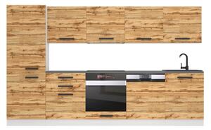 Kuchyňská linka Belini Premium Full Version 300 cm dub wotan s pracovní deskou ROSE Výrobce
