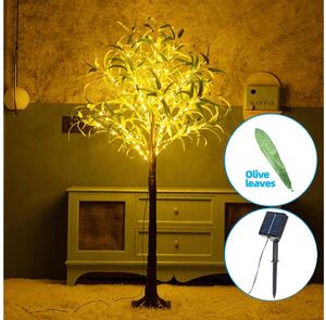 Aigostar - LED Solární dekorace 30xLED/2,6m IP65 teplá bílá olive