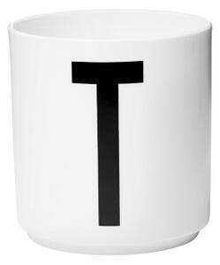 Porcelánový hrnek Letter T Design Letters