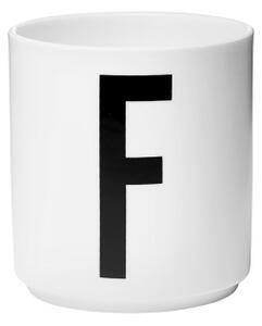 Porcelánový hrnek Letter F Design Letters