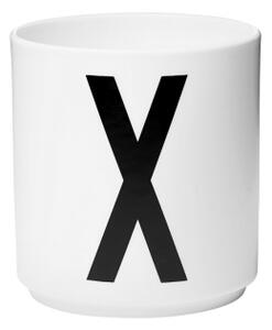 Porcelánový hrnek Letter X Design Letters