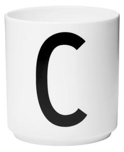 Porcelánový hrnek Letter C Design Letters
