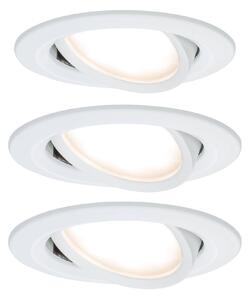 Paulmann 93449 Nova vestavné svítidlo, LED, LED, 18 W, bílá (matná), sada 3 ks