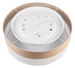 Stropní svítidlo SIRJA WOOD 2xE27/15W/230V pr. 45 cm bílá/dub