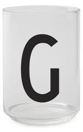 Sklenice na vodu Letter G Design Letters