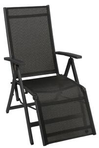 Doppler ACTIVE relaxační zahradní křeslo antracit