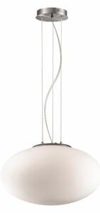 Ideal Lux - Lustr na lanku CANDY 1xE27/42W/230V pr. 40 cm bílá