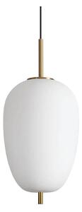 Ideal Lux - LED Lustr na lanku UMILE LED/20W/230V pr. 27 cm CRI 90 mosaz/bílá