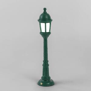 LED venkovní světlo Street Lamp s baterií, zelená
