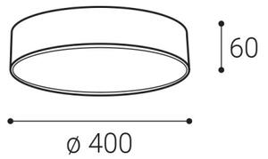 LED2 - LED Stropní svítidlo MONO LED/30W/230V 3000K/4000K černá