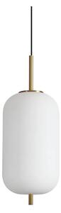 Ideal Lux - LED Lustr na lanku UMILE LED/20W/230V pr. 22 cm CRI 90 mosaz/bílá