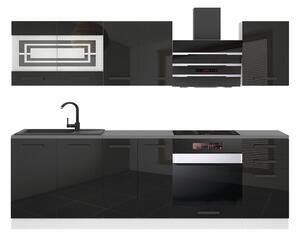 Kuchyňská linka Belini Premium Full Version 240 cm černý lesk s pracovní deskou MARGARET Výrobce