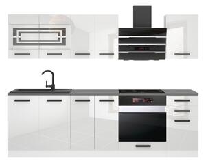 Kuchyňská linka Belini Premium Full Version 240 cm bílý lesk s pracovní deskou MARGARET Výrobce