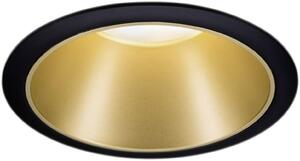 Paulmann 93403 Cole Coin vestavné svítidlo, LED, 6 W, černá, zlatá