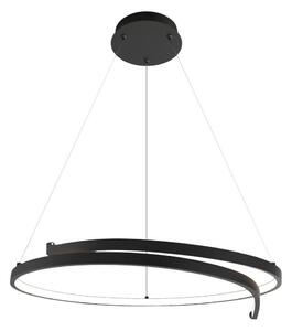 LED Lustr na lanku LORENZO LED/35W/230V černá