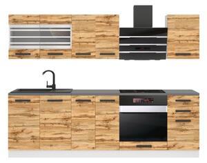 Kuchyňská linka Belini Premium Full Version 240 cm dub wotan s pracovní deskou MARGARET Výrobce